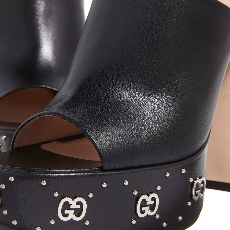 Gucci Sandalen Platform Slide Sandal in zwart