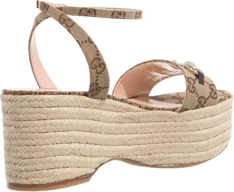 Gucci Sandalen Sandal Horsebit in beige