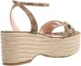 Gucci Sandalen Sandal Horsebit in beige - Thumbnail 1