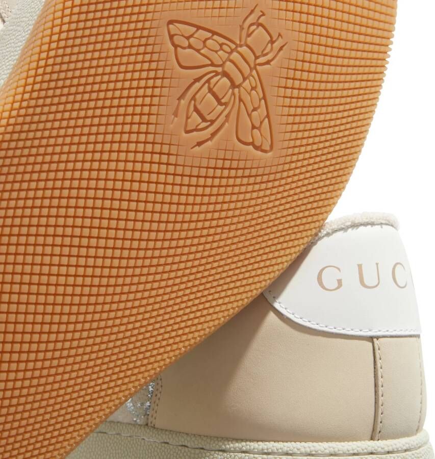 Gucci Sneakers Screener Sneakers GG Lamé Canvas in beige
