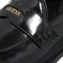 Guess Klassieke Leren Mocassinschoenen Black Dames - Thumbnail 3
