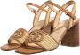 Guess Sandalen met hak Ganika in beige - Thumbnail 2