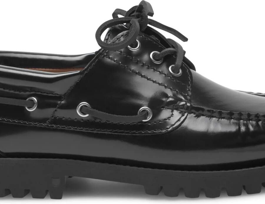 Henry Stevens Loafers Bootsschuh Morgan W DS in zwart
