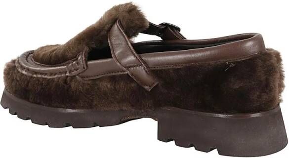 Hereu Alber Shearling Loafers in bruin