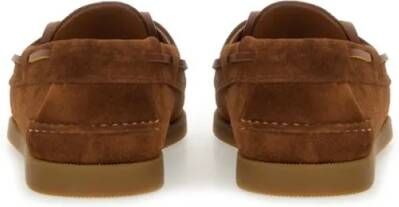 Hereu Brown Lace-Up Loafer in bruin