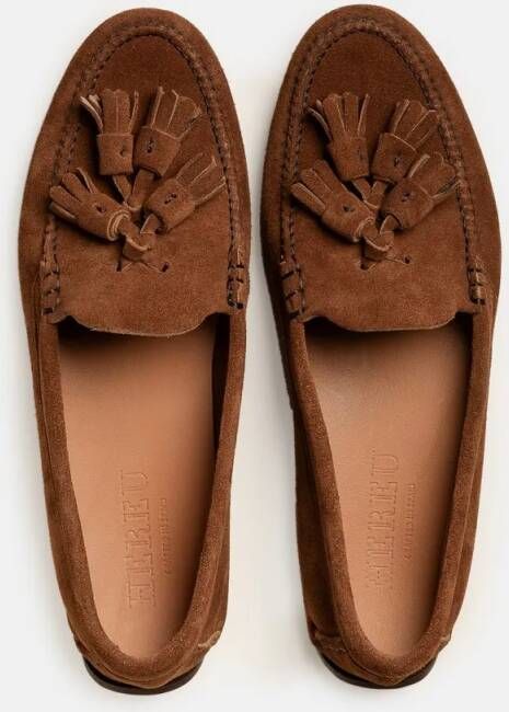 Hereu Castalla Driver Loafer in bruin