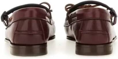 Hereu "Mary Jane Lorea Supple Shiny" Moccasins in rood