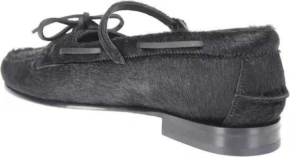 Hereu Soft Leather Ballerina Shoes in grijs