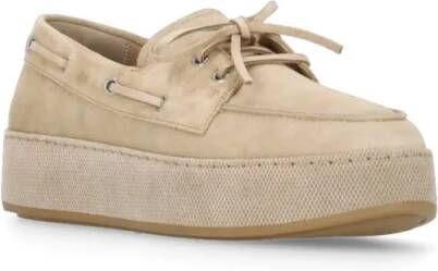 Hogan Beige H681 Loafers in beige
