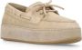 Hogan Beige Suède Loafers met Rubberen Zool - Thumbnail 2