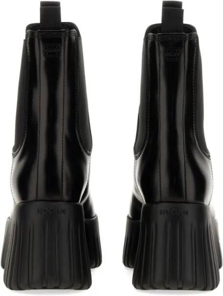 Hogan Boots H-Stripe Chelsea Boot in zwart