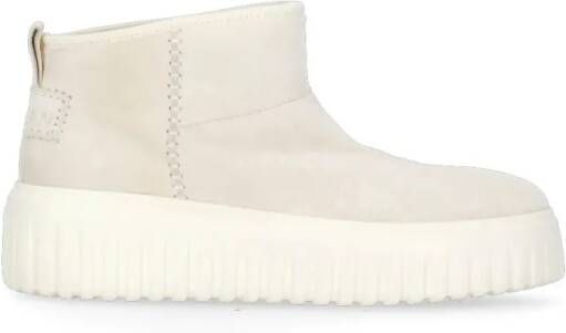 Hogan Boots H-Stripes Ankle Boots in beige