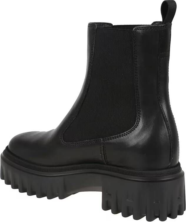 Hogan Boots H700 Leather Chelsea Boots in zwart