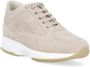 Hogan Low-Top Sneakers Beige Interactive Suede Leather Sneakers in beige - Thumbnail 1