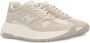 Hogan Low-Top Sneakers Chunky Sole Sneakers With Mesh And Suede Compositi in beige - Thumbnail 1