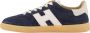 Hogan Low-Top Sneakers Dames Cool Allacciato H in blauw - Thumbnail 3