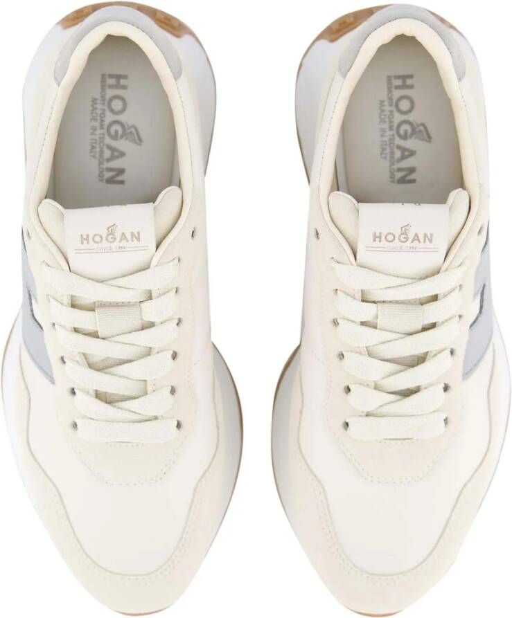 Hogan Low-Top Sneakers Dames H641 Sneaker Wit Grijs in wit