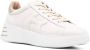 Hogan Low-Top Sneakers Glitter-Detail Leather Sneakers With Embossed Logo in wit - Thumbnail 1