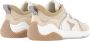 Hogan Low-Top Sneakers H597 In Camoscio Panna E Beige in wit - Thumbnail 2