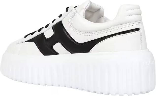 Hogan Low-Top Sneakers H645 Leather Sneakers With Contrasting Accents in wit