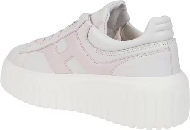 Hogan Low-Top Sneakers H645 Leather Sneakers With Platform Sole in wit