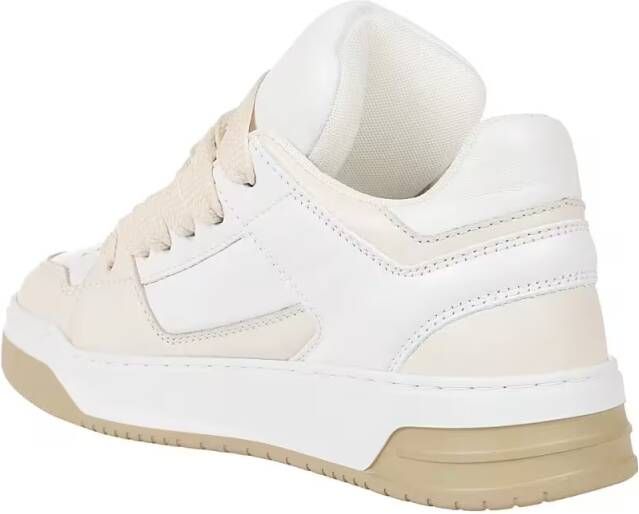 Hogan Low-Top Sneakers H667 Textured Leather Sneakers in beige