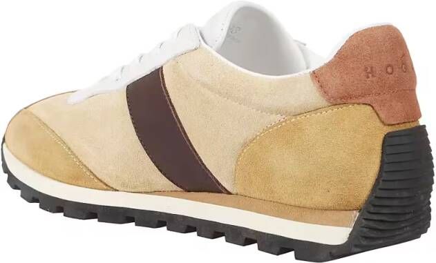 Hogan Low-Top Sneakers H671 Leather And Suede Sneakers in beige