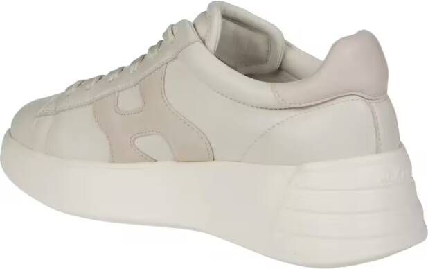 Hogan Low-Top Sneakers Leather Sneakers With Elevated Sole Design in grijs