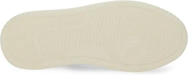 Hogan Low-Top Sneakers Textured Leather Sneakers in grijs