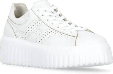 Hogan Low-Top Sneakers White H Stripes Sneakers in wit