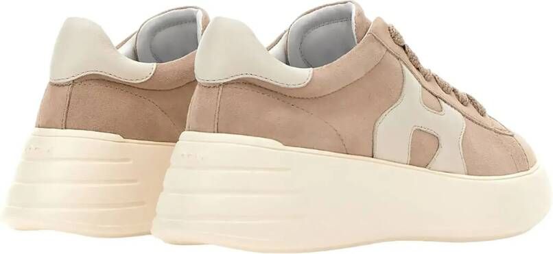 Hogan Low-Top Sneakers Flat Shoes H Beige Bianco in wit