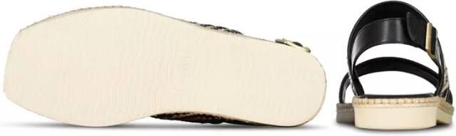 Hogan Low-Top Sneakers Sandalen im geflochtenem Stil in zwart