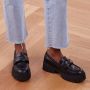 HUGO Loafers & ballerina schoenen Kris Loafer in zwart - Thumbnail 1