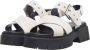 HUGO Sandalen Kris Sandal in crème - Thumbnail 1