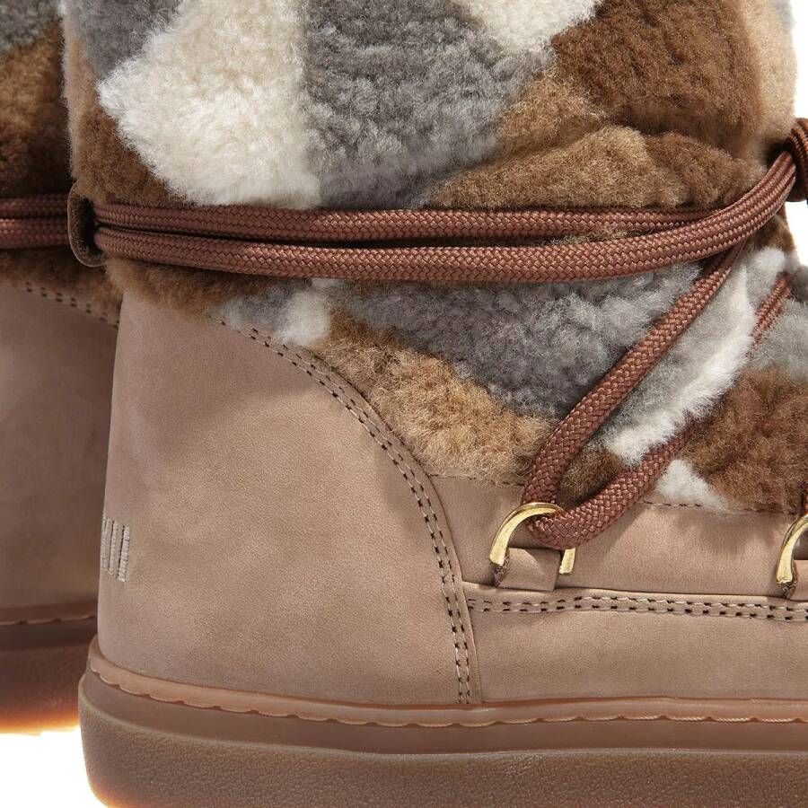 INUIKII Boots & laarzen Shearling Patchwork in bruin