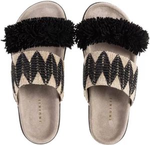 INUIKII Sandalen Fringes in black
