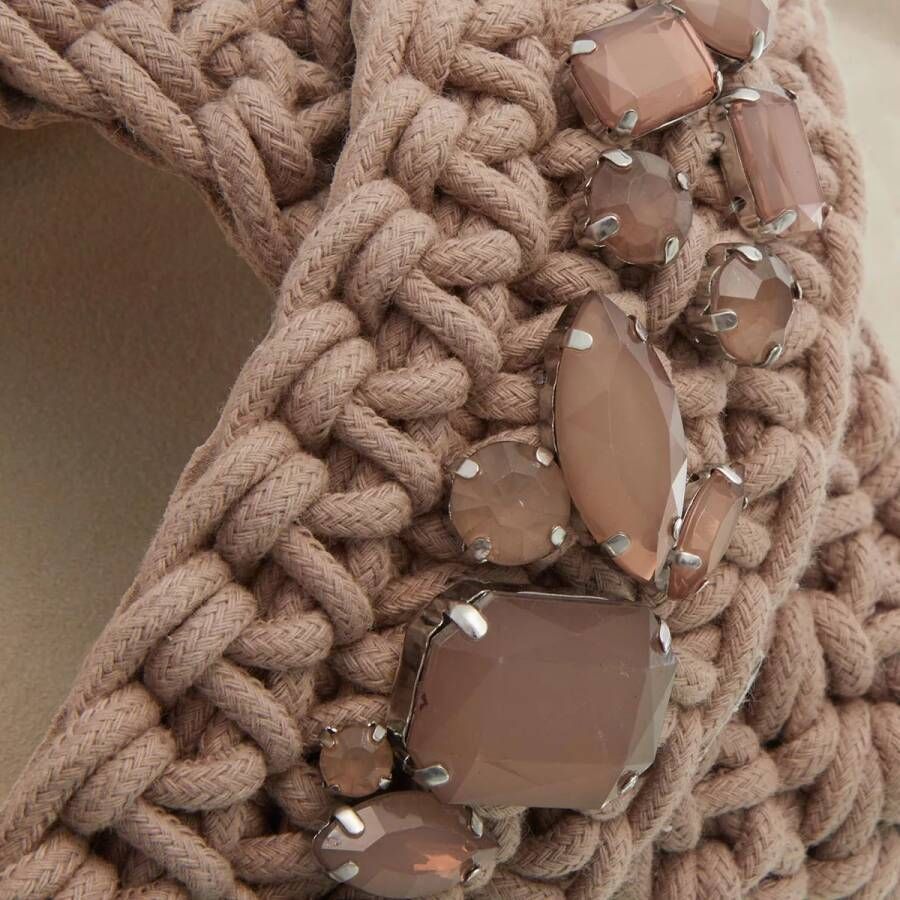 INUIKII Slippers & Mules Woven Stones in taupe