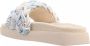 INUIKII Slippers & Mules Multilace Slide in blauw - Thumbnail 1