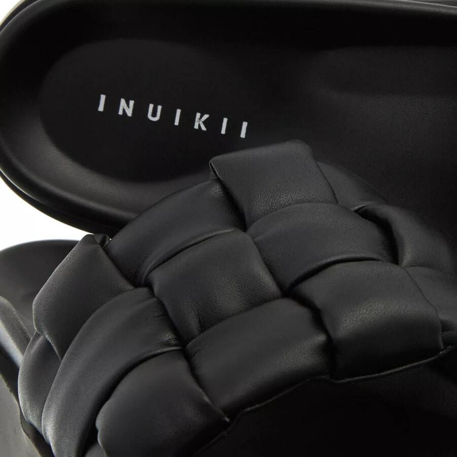 INUIKII Slippers & Mules Padded Braided in zwart