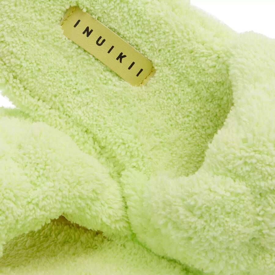 INUIKII Slippers & Mules Teddy Braided in geel