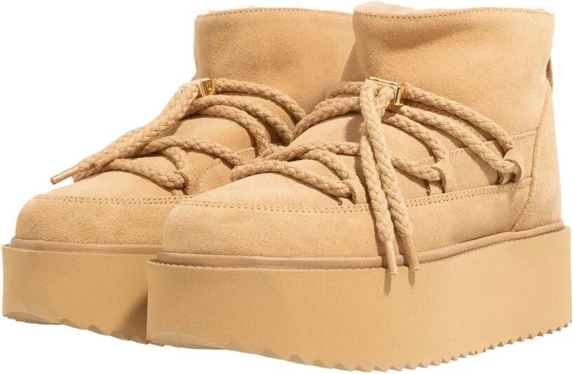 INUIKII Winterlaarzen Classic Low Platform in beige