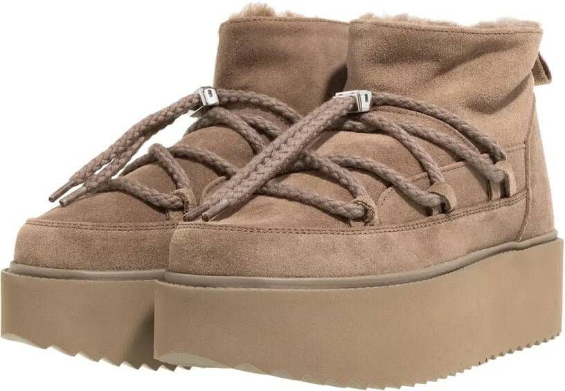 INUIKII Winterlaarzen Classic Low Platform in taupe