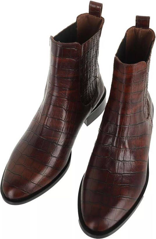 Isabel Bernard Boots & laarzen Vendôme Chey Calfskin Leather Chelsea Boots in bruin