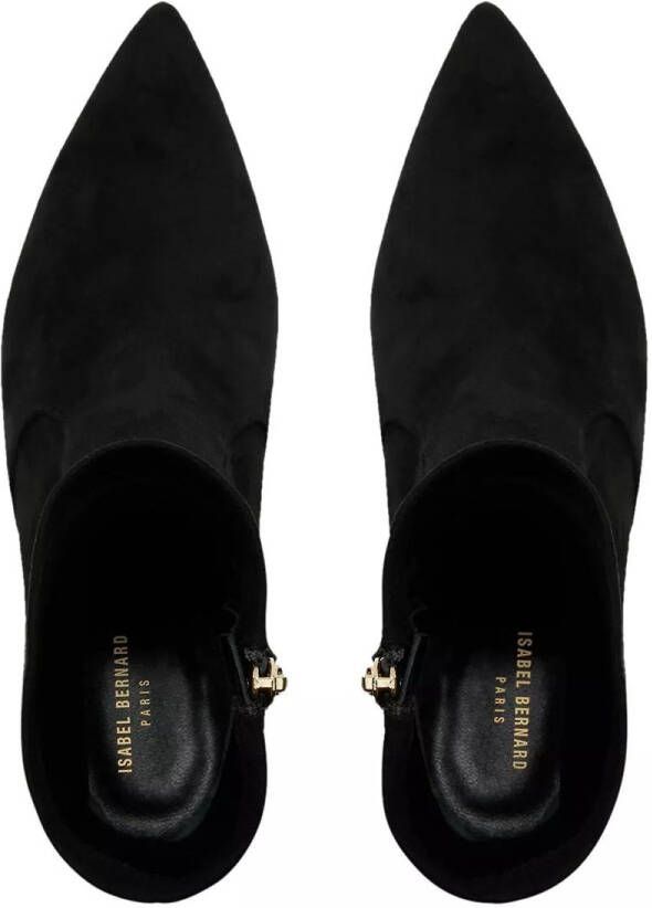 Isabel Bernard Boots & laarzen Vendôme Fem Suede Stretch Ankle Boots in zwart