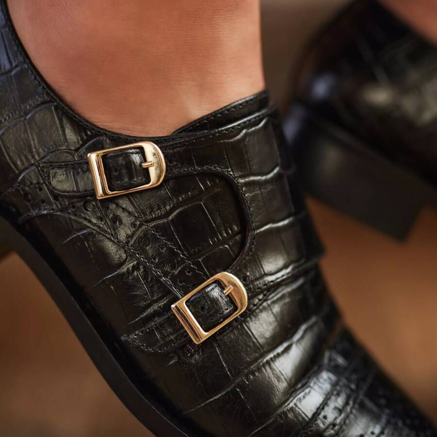 Isabel Bernard Loafers Vendôme Sophie Schnallenschuhe in zwart