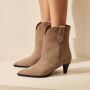 Isabel Bernard Low-Top Sneakers Vendôme Louane Kurze Stiefel in taupe - Thumbnail 2