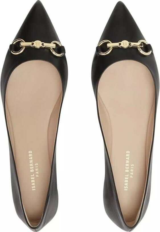 Isabel Bernard Slippers & Mules Vendôme Elita Calfskin Leather Ballerinas in zwart - Foto 5