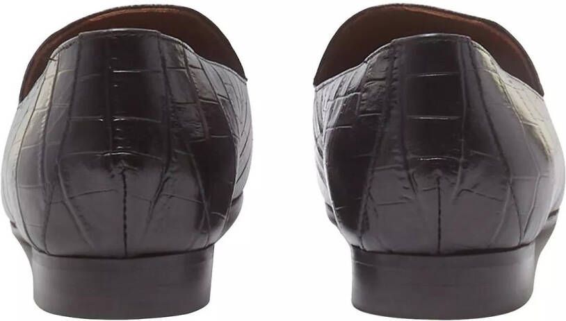 Isabel Bernard Loafers & ballerina schoenen Vendôme Fleur Calfskin Leather Loafers in zwart