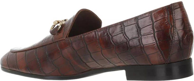 Isabel Bernard Loafers & ballerina schoenen Vendôme Fleur Calfskin Leather Loafers in bruin