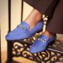 Isabel Bernard Low-Top Sneakers Vendôme Fleur Loafers in blauw - Thumbnail 2